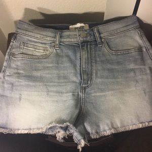 High waisted pink victoria secret shorts